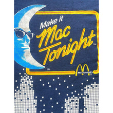 Load image into Gallery viewer, VTG McDonalds Shirt Womens Medium Single Stitch Mac Tonight 80s Long Sleeve RARE
