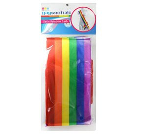 Gaysentials Pride Goods Party wear Rainbow Sash