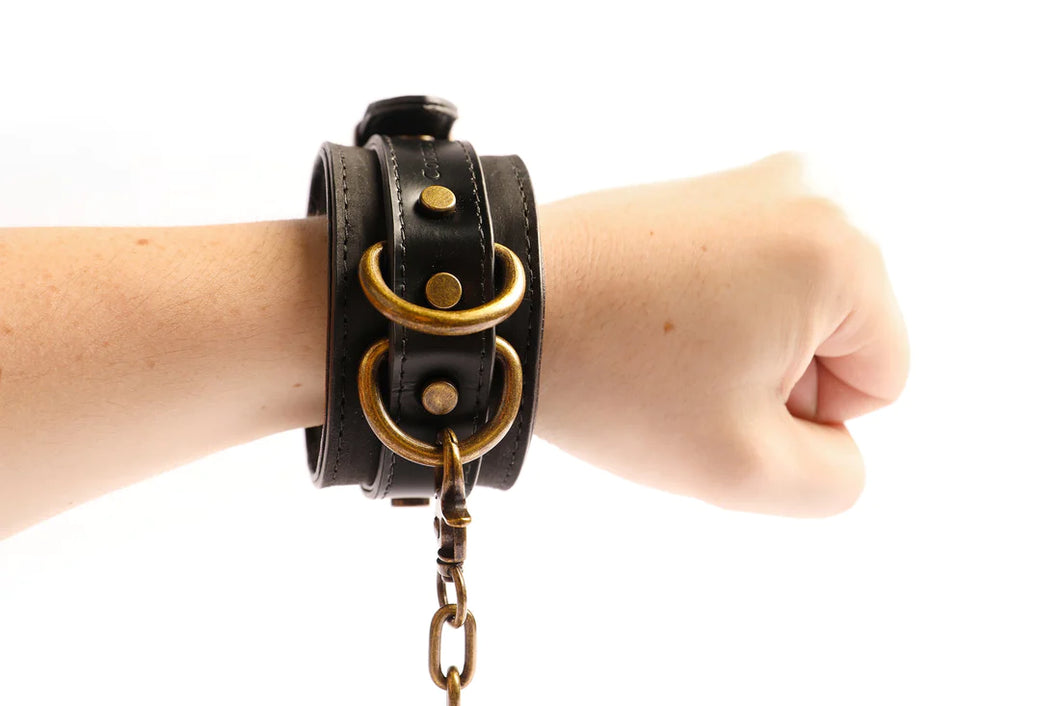 Leather Wrist Cuffs THE GLADIATOR’S MANACLES