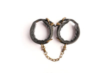 Load image into Gallery viewer, Leather Wrist Cuffs THE GLADIATOR’S MANACLES
