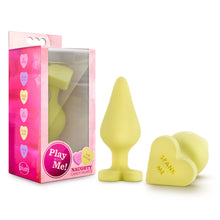 Load image into Gallery viewer, Play with Me - Naughty Candy Heart - Spank Me - Yellow

