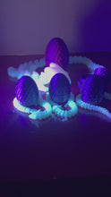 Load and play video in Gallery viewer, Glow in the dark 3D printed dragon 9”
