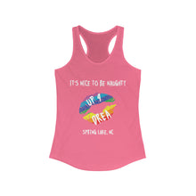 Load image into Gallery viewer, It&#39;s Nice to be Naughty Up4Drea Pride Racerback Tank Top Sizes S M L XL 2XL
