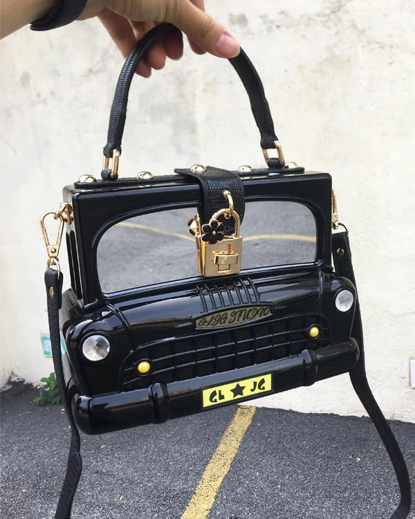 Retro Car shaped handbag