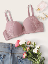 Load image into Gallery viewer, Floral Lace Underwire Bra - M
