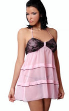 Load image into Gallery viewer, Pink Halter Baby Doll Lingerie
