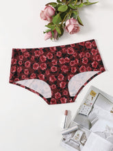 Load image into Gallery viewer, Floral Graphic Seamless Panty 2XL
