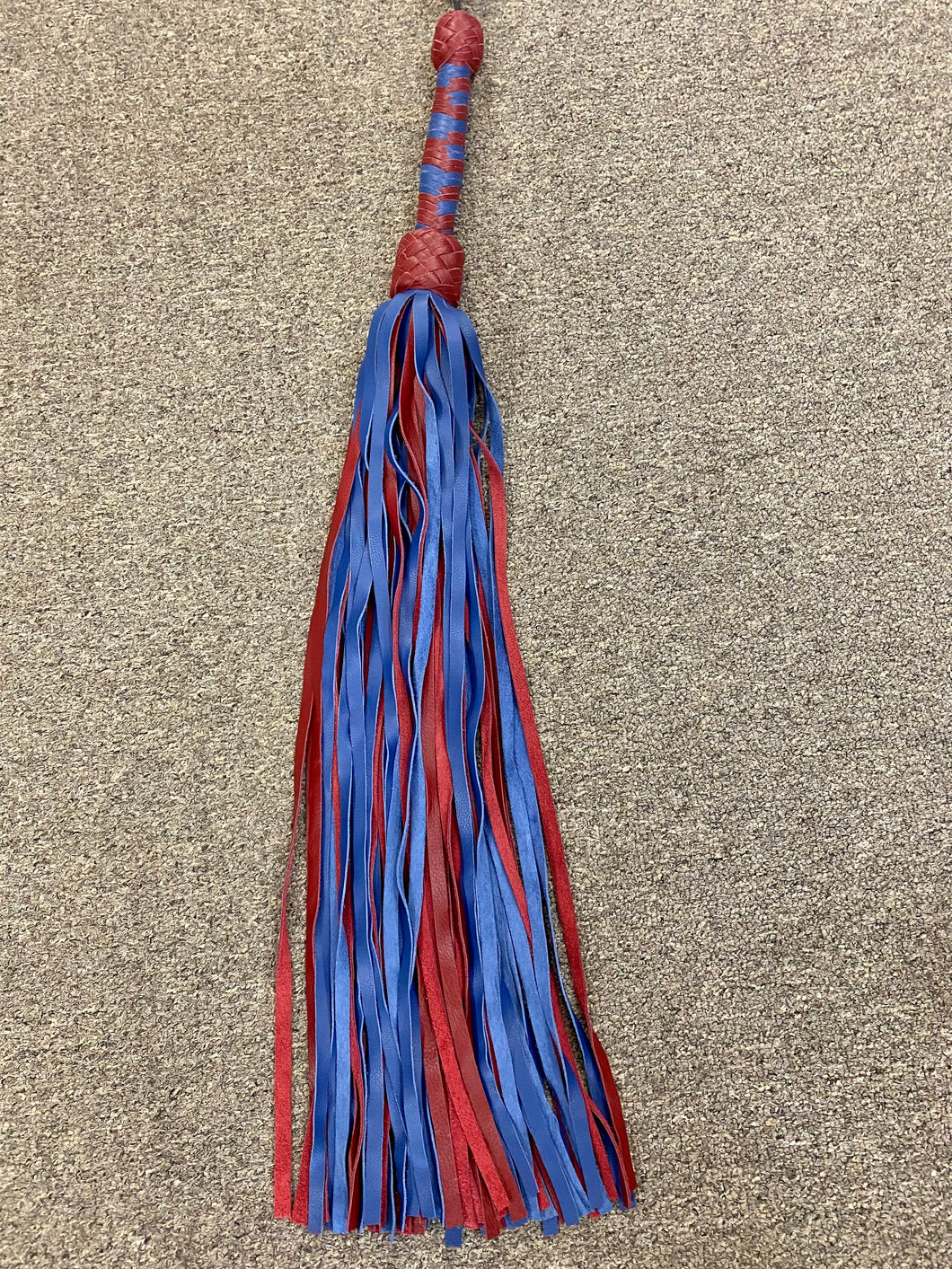 BLUE AND BURGUNDY FLOGGER BY DAN HOUCHINS
