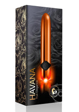 Load image into Gallery viewer, Havana True Elegance Rechargeable Bullet Vibrator - Gold
