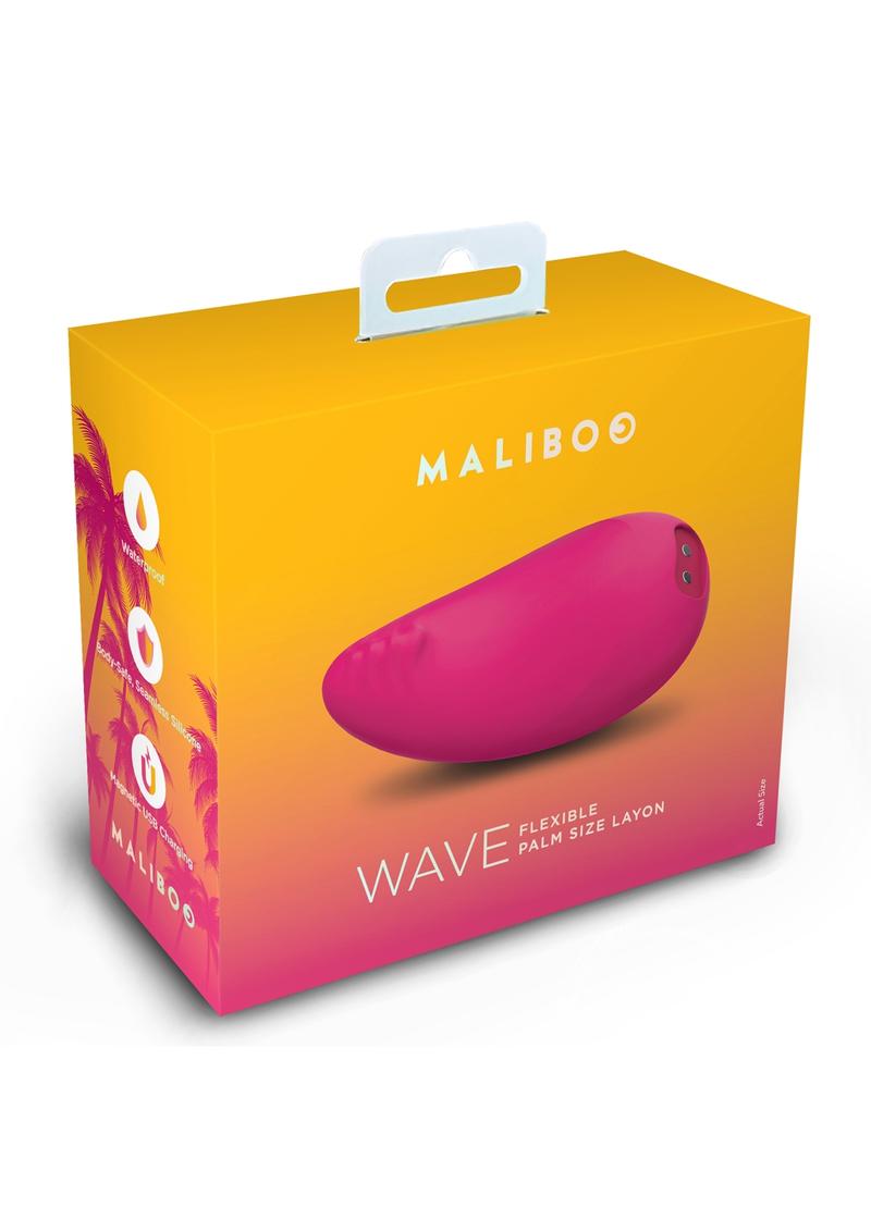 Maliboo Wave Rechargeable Silicone Vibrator - Hot Pink