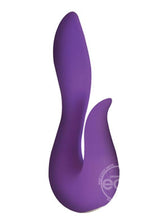 Load image into Gallery viewer, Infinitt Contoured Massager Rechargeable Silicone Vibrator - Purple
