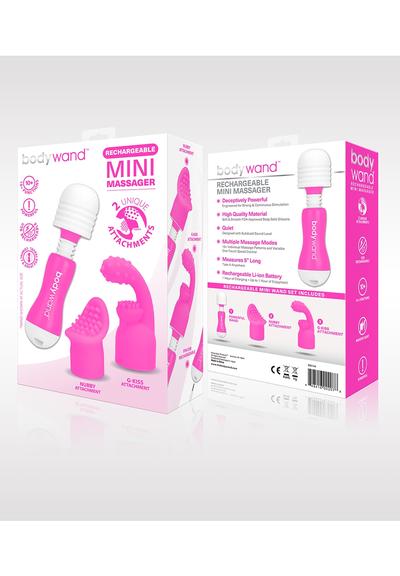 Body wand Recharge Mini-Pink with Attachment