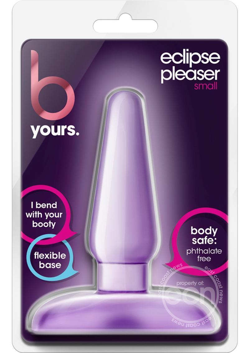 Eclipse Pleaser Butt Plug - Small - Purple