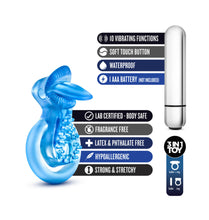 Load image into Gallery viewer, Stayhard vibrating tongue ring - Blue
