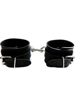 Load image into Gallery viewer, Rouge Rubber Adjustable Wrist Cuffs - Black
