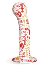 Load image into Gallery viewer, Collage I Remember Paris G-Spot Silicone Dildo - White &amp; Red
