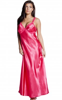 Charmeuse gown - 6X Cherry