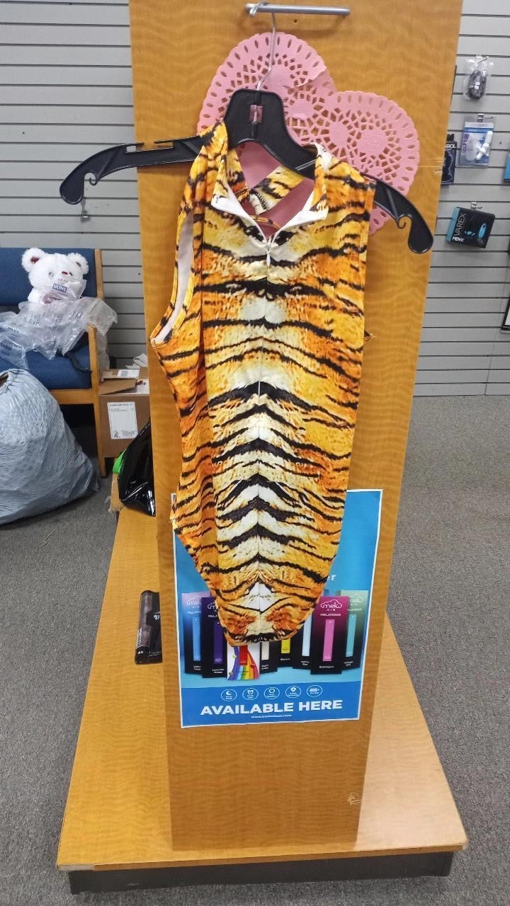Tiger bodysuit with ears