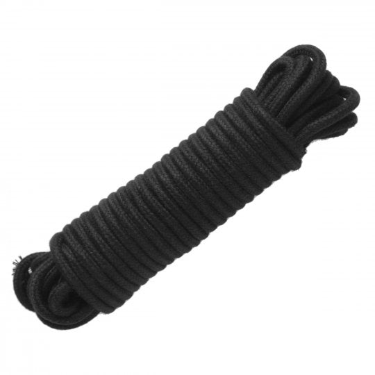 32 foot cotton bondage rope black