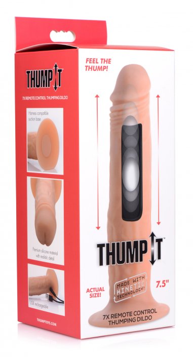 Thump It Remote Control Thumping Dildo Up4drea