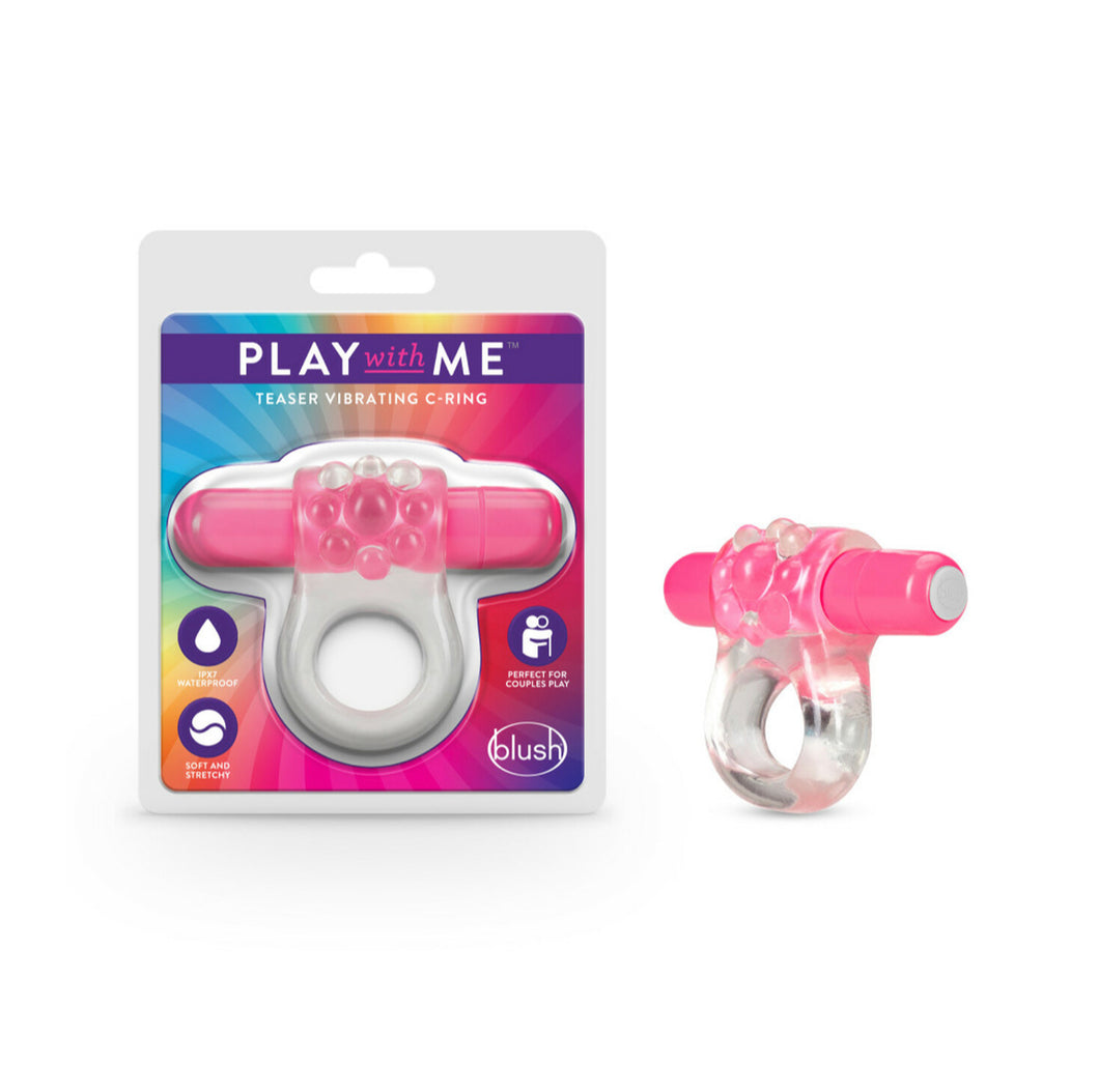 Play with me teaser vibrating cock ring -Pink