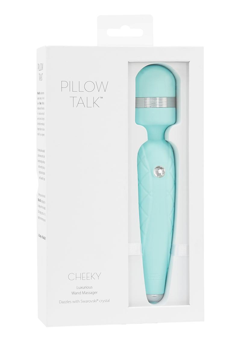 Pillow Talk Sultry Silicone Rechargeable Vibrator - Teal