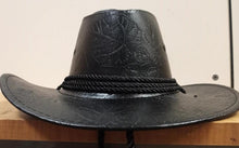 Load image into Gallery viewer, Faux Leather Cowboy Hat

