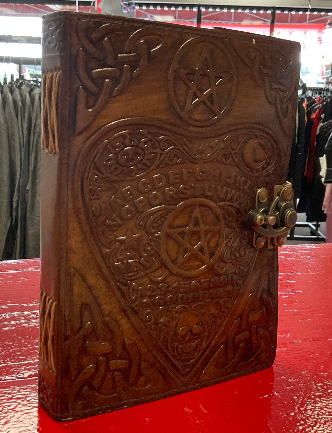 Ouija Board Leather Journal