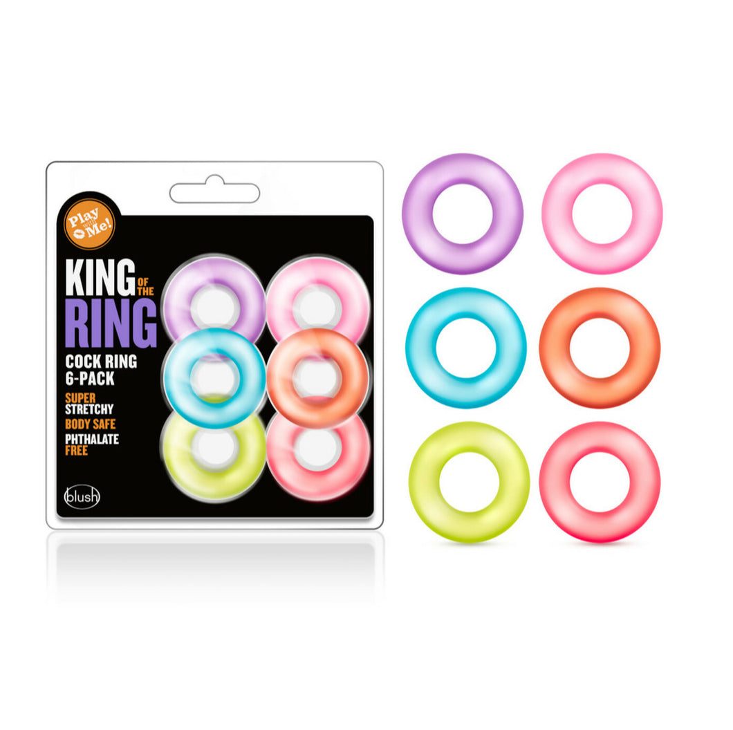 Play with me! King of the ring cock ring 6 pack