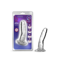 Load image into Gallery viewer, Hard n happy b yours plus 5 inch transparent dildo
