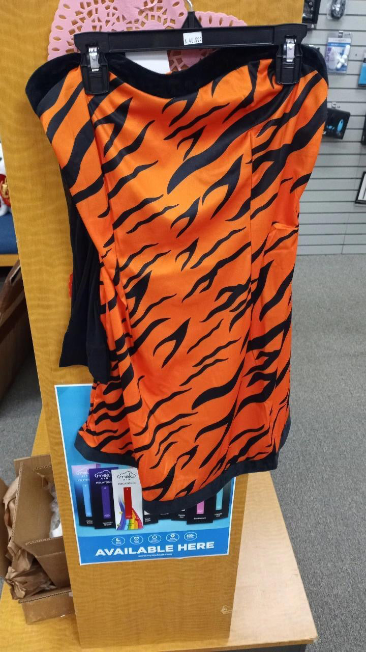 Tiger dress with stockings