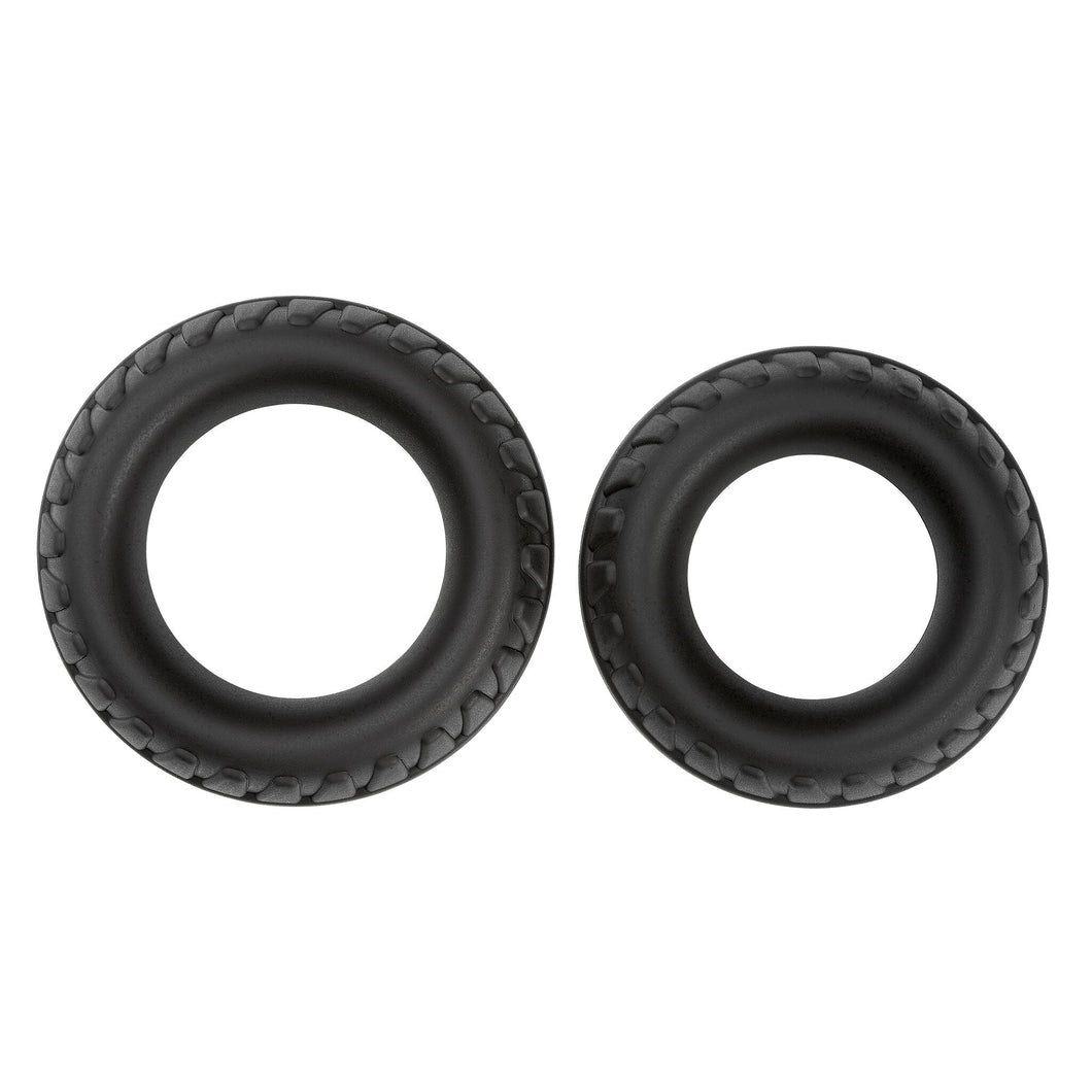 PRO RINGS LIQUID SILICONE TIRES 2 PACK BLACK