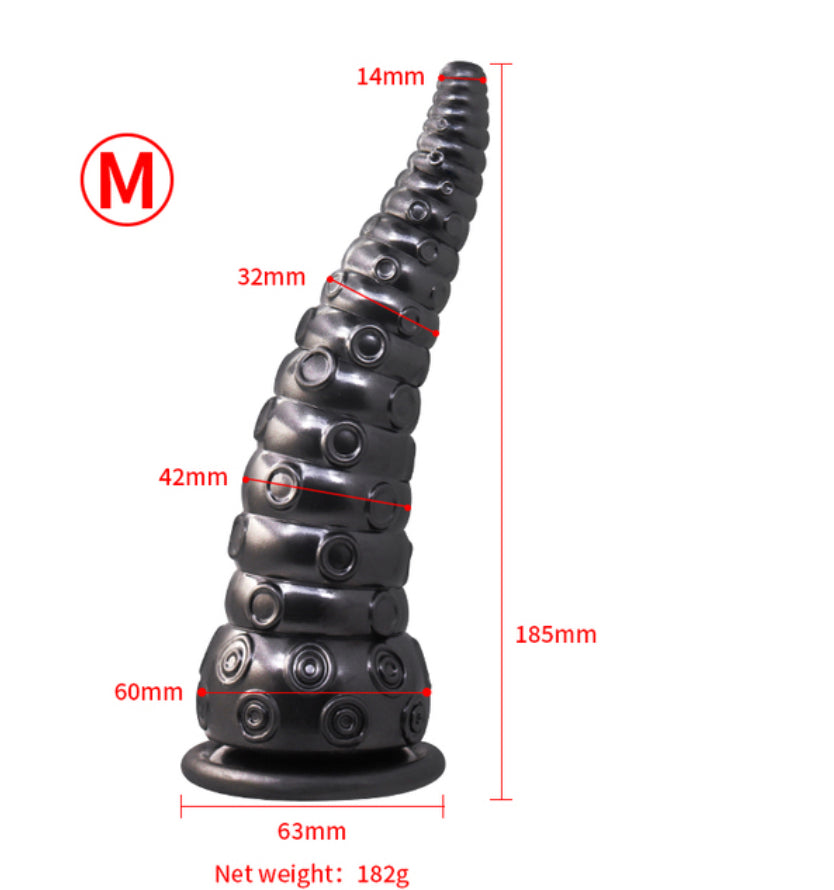 Octopus Winding Tentacles Liquid Silicone Special-Shaped Anal Plug Sex Toy For Man/Woman Buttplug Soft Anal Masturbation