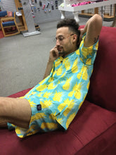 Load image into Gallery viewer, Spicy tuna pineapple swim trunks
