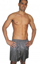 Load image into Gallery viewer, Mens Boxer Short with Button-Down Fly Front in Grey Jacquard

