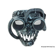 STEAMPUNK FULL FACE SKULL WITH TUBING