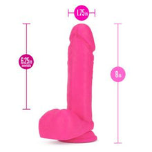 Load image into Gallery viewer, NEO 8IN DUAL DENSITY DILDO NEON PINK

