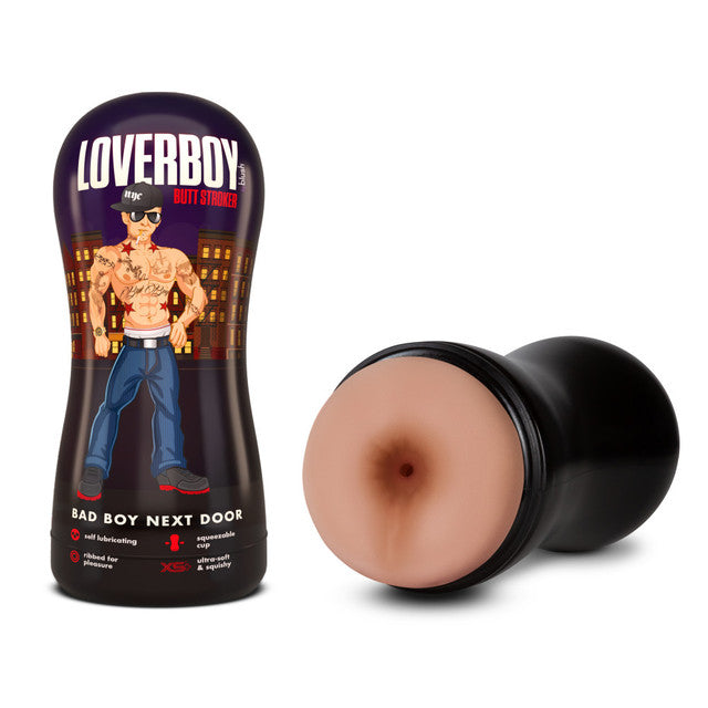 Loverboy - Bad Boy Next Door - Self Lubricating Stroker - Beige