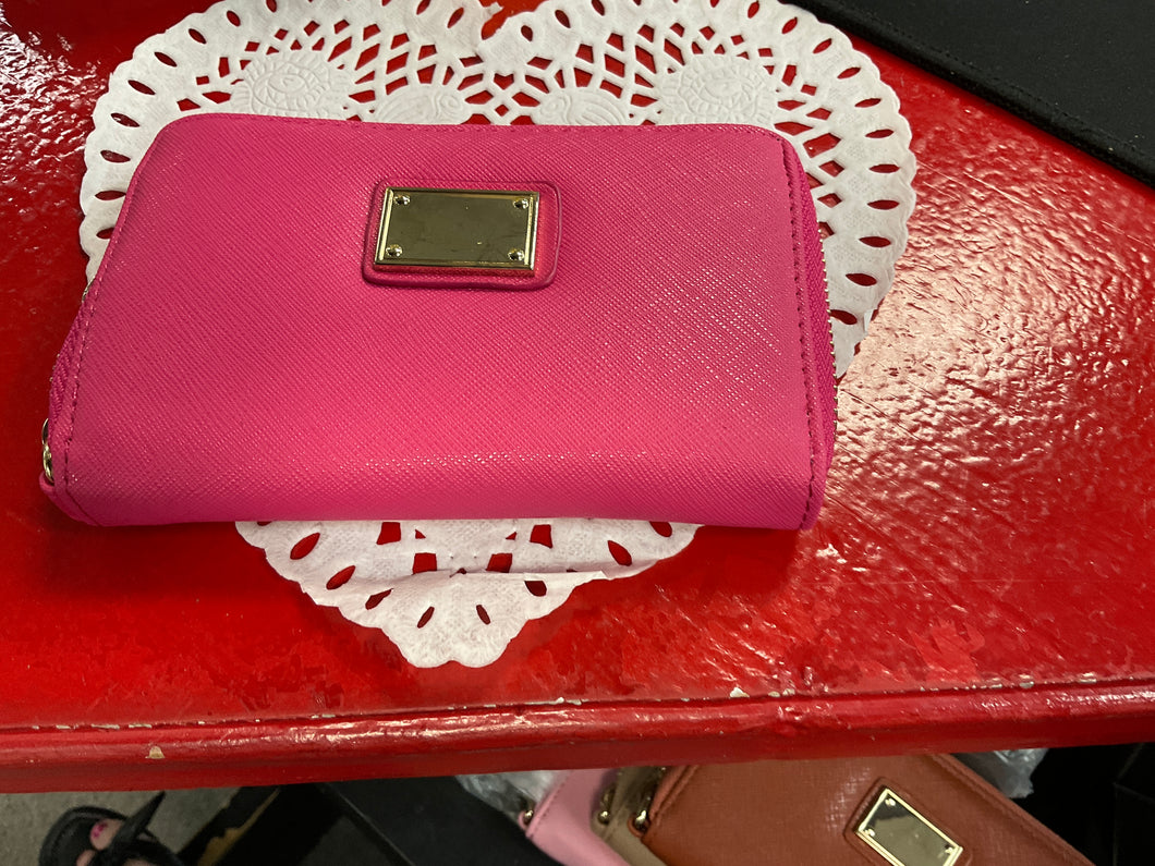 Pink mini wallet
