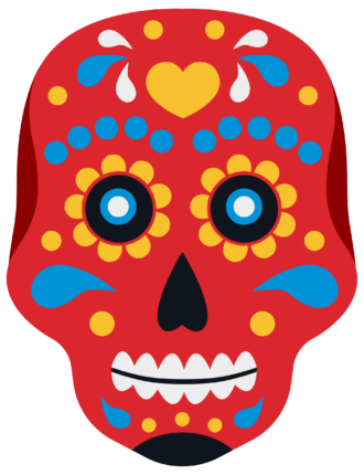 Exotic Stickers-Skull