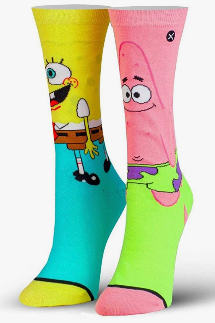 SpongeBob and Patrick socks