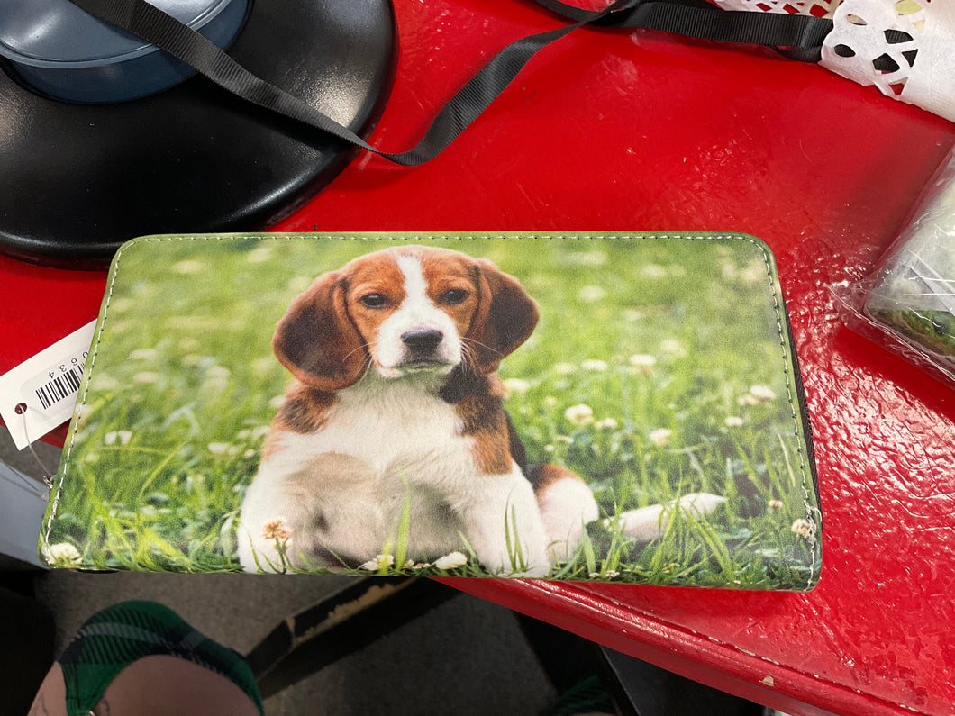 Puppy wallet beagle