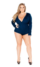 Load image into Gallery viewer, Black Cozy and Comfy Sweater Romper
