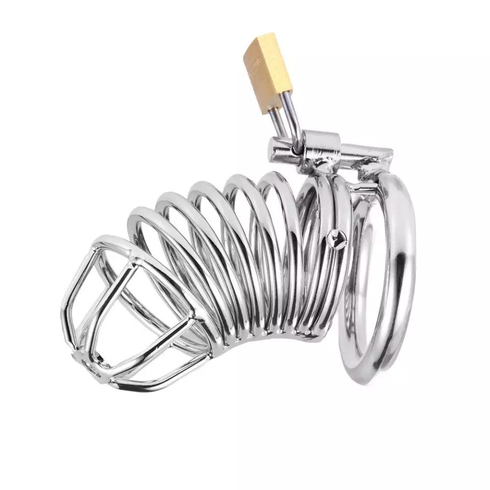 Cock cage Spiral male chastity belt