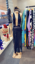 Load image into Gallery viewer, Design Fashion Dress black W/rhinestones
