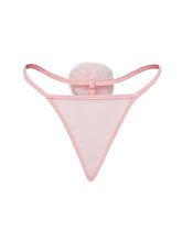 Load image into Gallery viewer, Mesh PomPom Detail Thong
