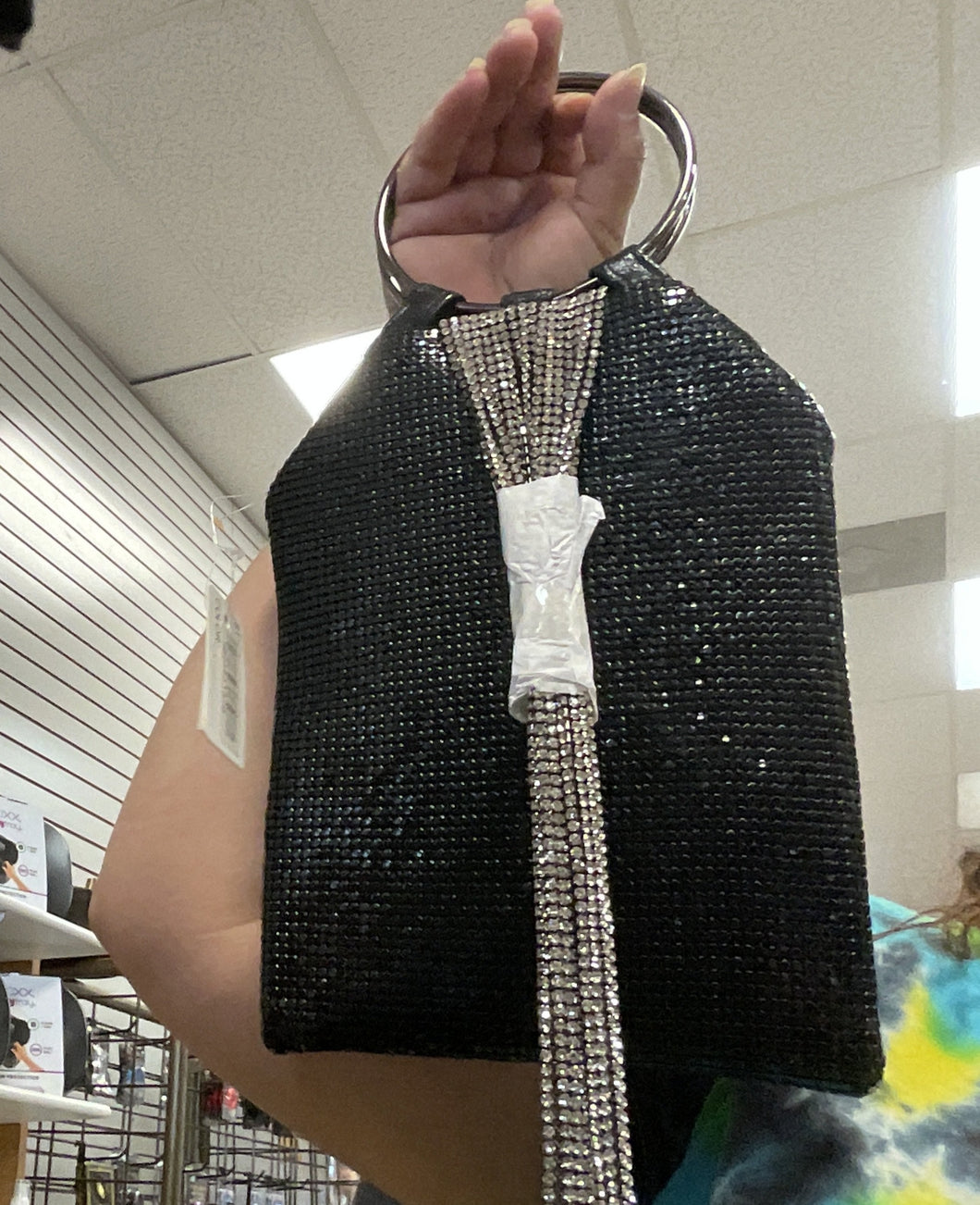 Black & Silver Elegant Sparkly purse
