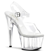 Load image into Gallery viewer, Pleaser clear/clear 7in Heel
