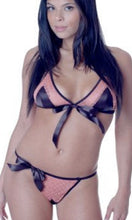 Load image into Gallery viewer, Heart mesh bra and G-string set
