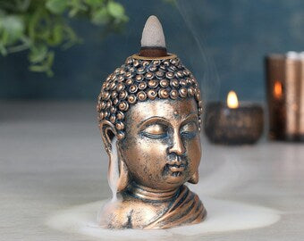 Fab Buddha Head Backflow Incense Burner